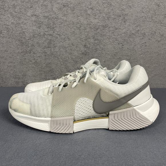 Nike GP Challenge 1 Shoes Mens Size 11 White Gray Air Zoom Tennis FZ1244-001 - Picture 11 of 16